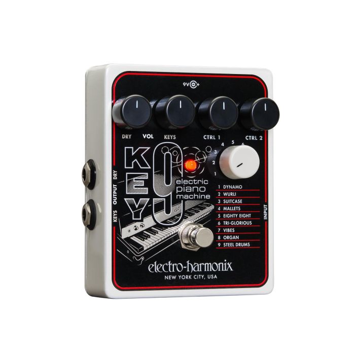 EHX Key9 Pedal Electric Piano Machine con Fuente de Alimentación 9,6DC-200 PSU