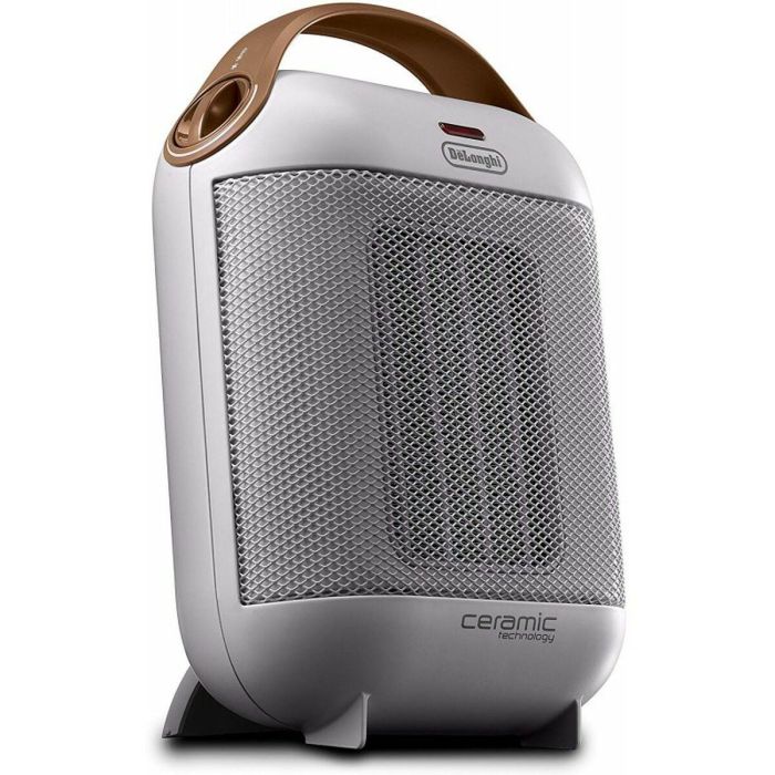 De'Longhi HFX30C18 Calentador Ventilador Cerámico Móvil 1800W, Termostato Ajustable, Ventilación Verano y Seguridad Antivuelco Blanco Marfil 13