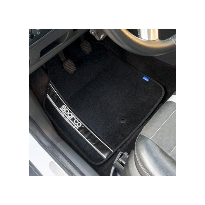 Sparco Alfombra Strada 2012 B Negro Cs 6 03763BNR Moqueta Negro Diseño Deportivo Fácil Limpieza 0 Sparco Alfombra Strada 2012 B Negro Cs 6 03763BNR Moqueta Negro Diseño Deportivo Fácil Limpieza 0