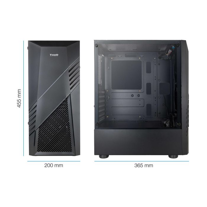 TOOQ CAJA SEMITORRE GAMING BIOHAZARD NEGRA 7 TOOQ CAJA SEMITORRE GAMING BIOHAZARD NEGRA 7