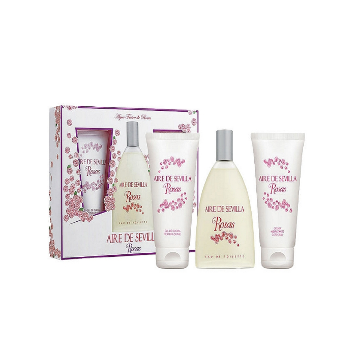 Aire Sevilla CHIC... ESTUCHE Set Regalo Mujer Eau de Toilette 150ml + Loción Corporal 100ml + Gel de Ducha 100ml