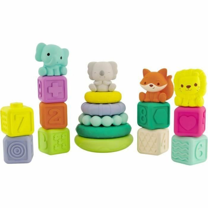 Infantino 315222 Caja de 20 Piezas Sensoriales Apilables Infantino 315222 Caja de 20 Piezas Sensoriales Apilables