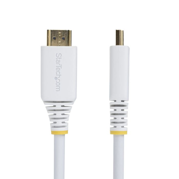 Cable USB Startech HDMI2-CABLE-4K60-10W Blanco 3 m 12 Cable USB Startech HDMI2-CABLE-4K60-10W Blanco 3 m 12