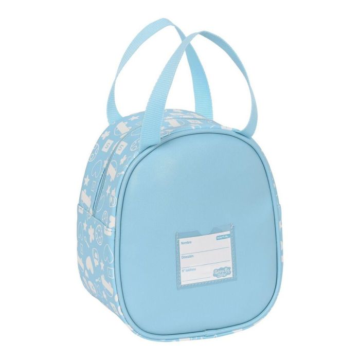 Portameriendas Térmico Peppa Pig Baby Azul 19 x 22 x 14 cm 2 Portameriendas Térmico Peppa Pig Baby Azul 19 x 22 x 14 cm 2