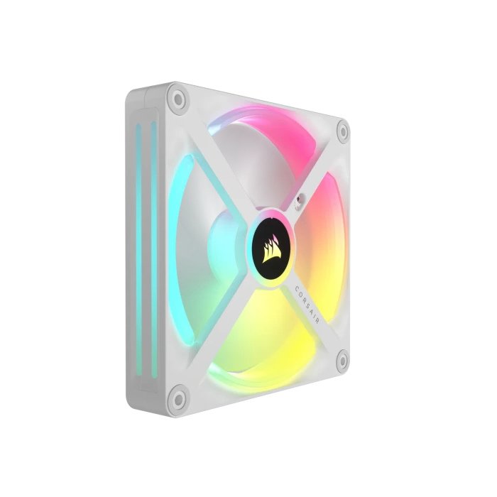 Corsair CO-9051007-WW Ventilador para Carcasa del Ordenador 14 cm Blanco, LED Multi, 480-2000 RPM, 10-37 dB, 63.1 CFM, PWM 4 Corsair CO-9051007-WW Ventilador para Carcasa del Ordenador 14 cm Blanco, LED Multi, 480-2000 RPM, 10-37 dB, 63.1 CFM, PWM 4