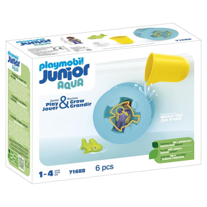 Rueda de agua con bebé tiburón playmobil junior.