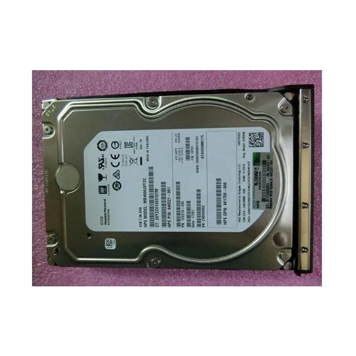 Hewlett Packard Enterprise 6TB, 3.5", 12G SAS, 7.2K rpm, LFF, LP, MDL, 512e, Disco Duro Servidor 1