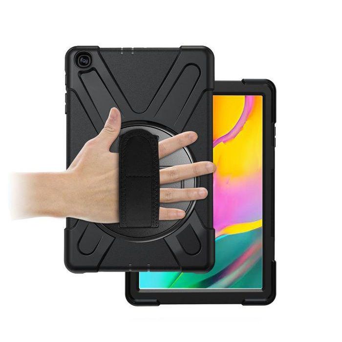 eSTUFF Funda Defender AUSTIN para Galaxy Tab A 10.1 2019, Resistente a Golpes, con Soporte Giratorio y Correa de Hombro, Negra 0 eSTUFF Funda Defender AUSTIN para Galaxy Tab A 10.1 2019, Resistente a Golpes, con Soporte Giratorio y Correa de Hombro, Negra 0