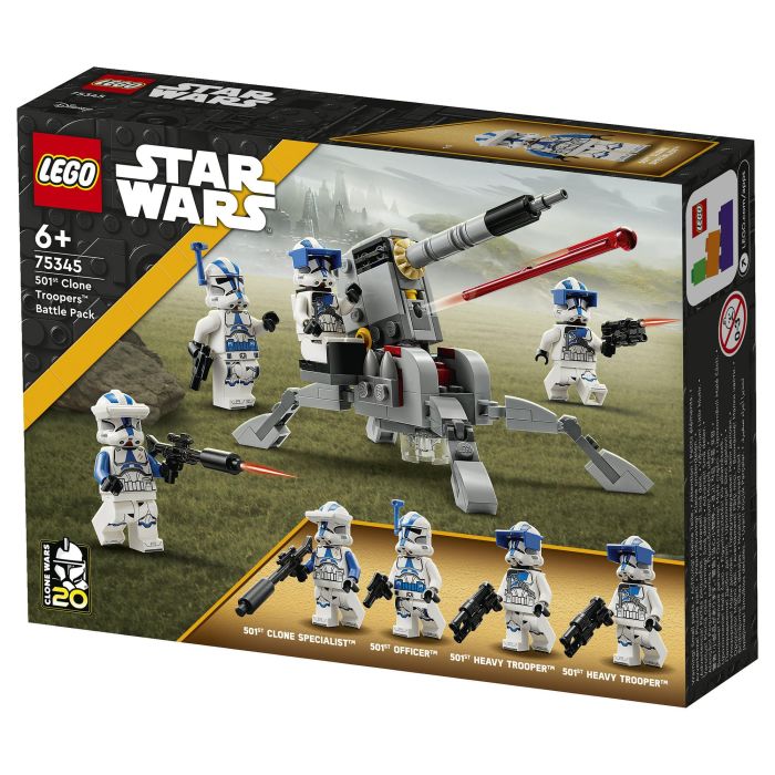 LEGO Star Wars Pack de Combate: Soldados Clon de la 501 75345 Juego de Construcción para Niños a Partir de 6 Años con 119 Piezas 19