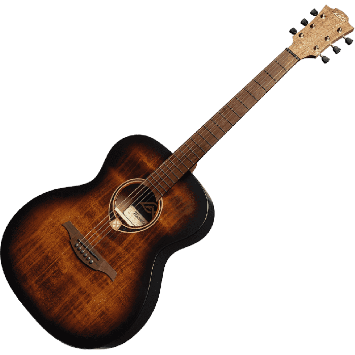 Guitarra Acústica Lâg Auditorium Tramontane 70 - Black & Brown 2