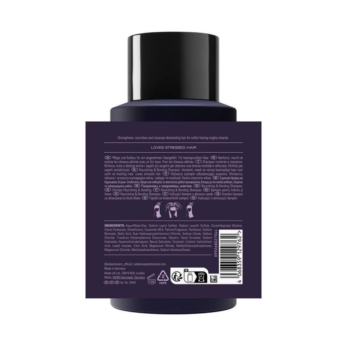 Sebastian Professionals NO.BREAKER Champú Profesional Nutre, Fortalece y Limpia Cabello Débil y Frágil con Tecnología de Ácido de Manzana - 1000 ml