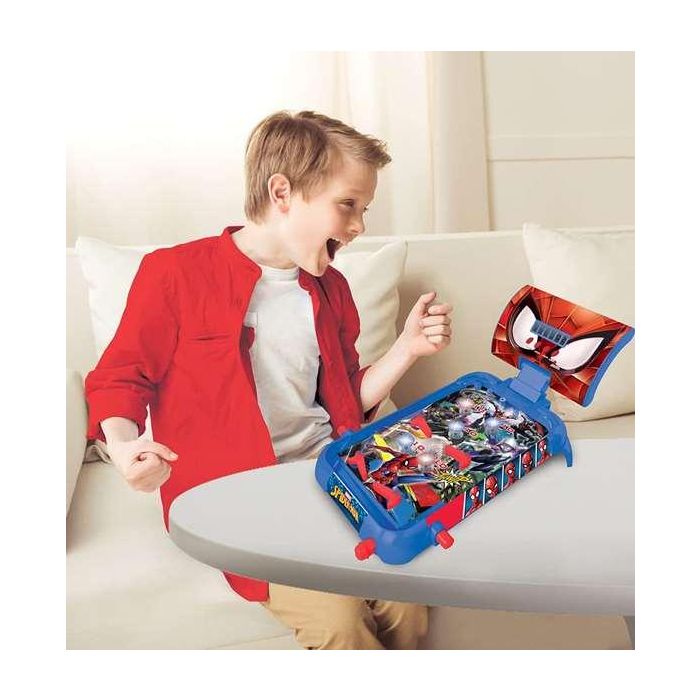 Lexibook Pinball Electrónico Spiderman JG610SP Juguete para Niños +5 Años con Luces y Sonidos 5