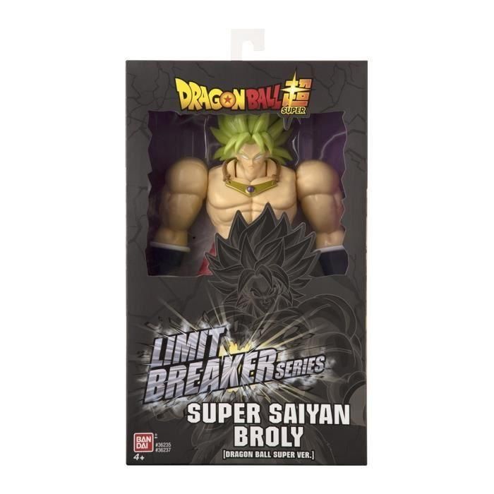 DRAGON BALL SUPER - Figurilla gigante Super Limit Breaker 30 cm - Broly animado 1