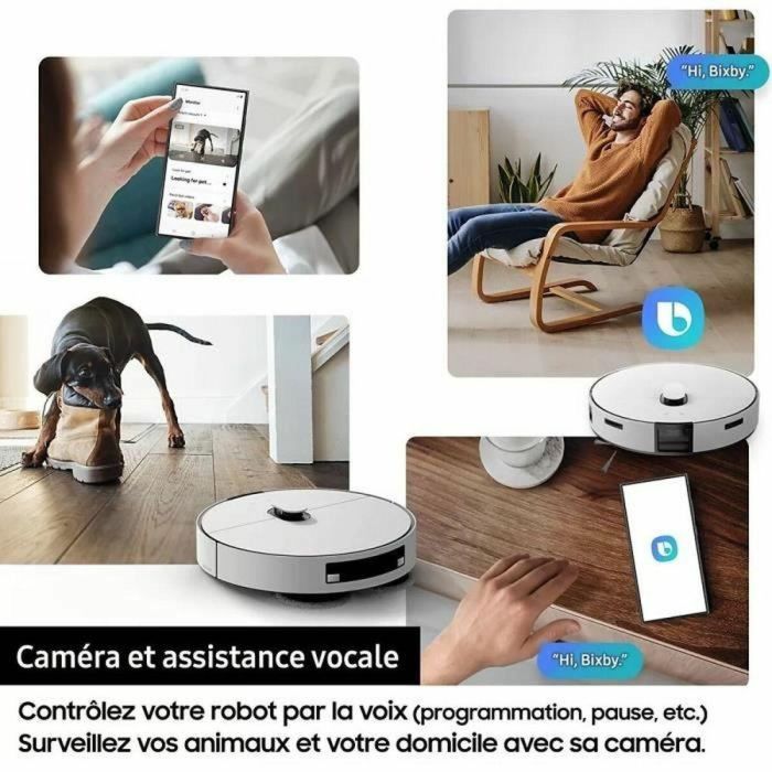 Samsung VR7MD97A14G Aspiradora robot Jet Bot Combo AI con Estación de limpieza, desinfección por vapor y Reconocimiento de objetos 1 Samsung VR7MD97A14G Aspiradora robot Jet Bot Combo AI con Estación de limpieza, desinfección por vapor y Reconocimiento de objetos 1