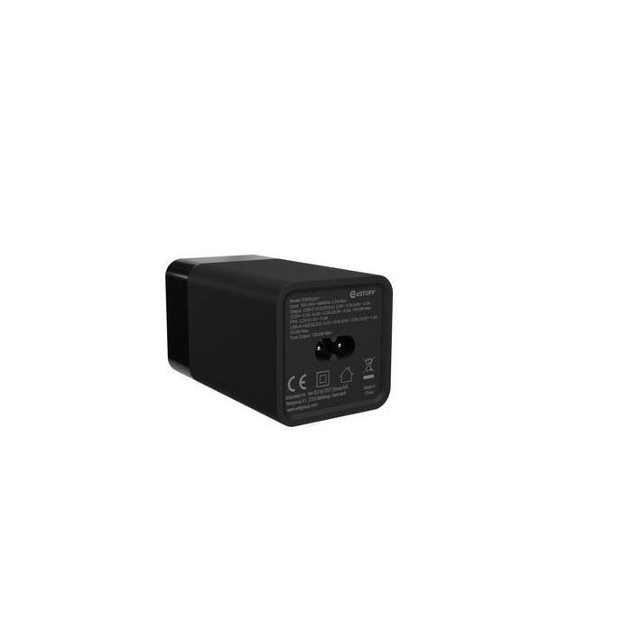 eSTUFF 120W 4-port PD GaN Multi Charger - 2 USB-C + 2 USB-A Ports 3 eSTUFF 120W 4-port PD GaN Multi Charger - 2 USB-C + 2 USB-A Ports 3