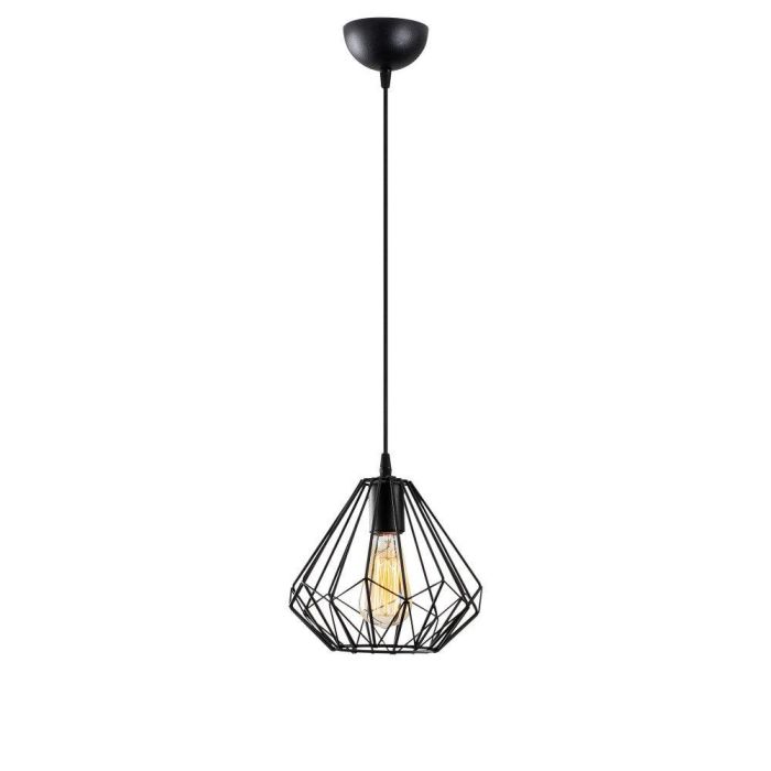 OPV-521SHN3392 Lámpara Colgante Kuantan Estilo Nórdico Diamond Negro 1xE27 Sin Bombilla 0 OPV-521SHN3392 Lámpara Colgante Kuantan Estilo Nórdico Diamond Negro 1xE27 Sin Bombilla 0