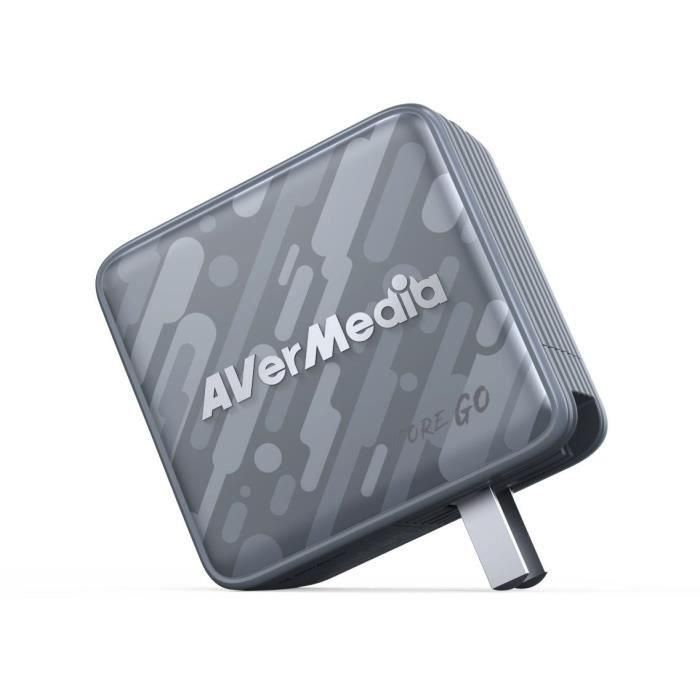 AVerMedia Core GO GC313 Ladedock 100W GaN con HDMI, Cargador USB-C y Power Delivery 3.0 para Dispositivos Universales, Negro 3