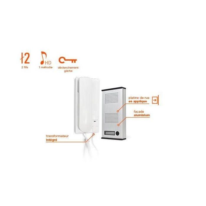 SCS Sentinel Orion 32068 Intercomunicador de Audio 2 Hilos para Apertura de Puerta, Frente Aluminio con Etiqueta Retroiluminada 2 SCS Sentinel Orion 32068 Intercomunicador de Audio 2 Hilos para Apertura de Puerta, Frente Aluminio con Etiqueta Retroiluminada 2