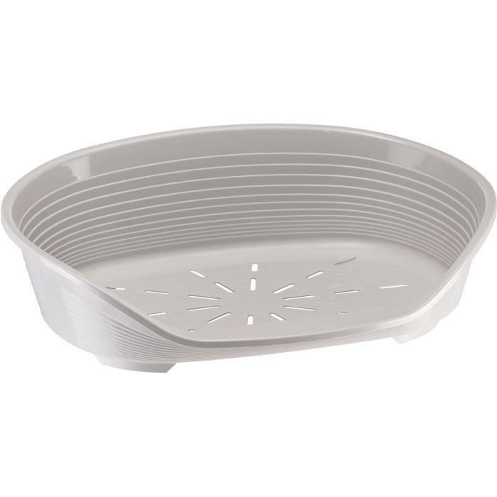 Ferplast FER8010690216119 Cesta Siesta Deluxe Tamaño 8, 82x59.5x25 cm, Gris Claro 0 Ferplast FER8010690216119 Cesta Siesta Deluxe Tamaño 8, 82x59.5x25 cm, Gris Claro 0