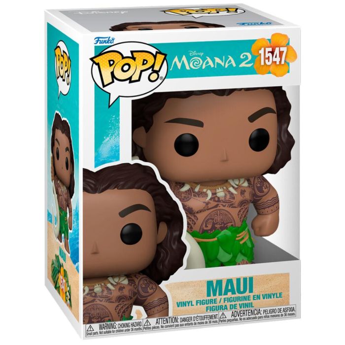 Funko Pop Disney Vaiana 2 Maui Figura de Vinilo Coleccionable 11.7 cm 0 Funko Pop Disney Vaiana 2 Maui Figura de Vinilo Coleccionable 11.7 cm 0