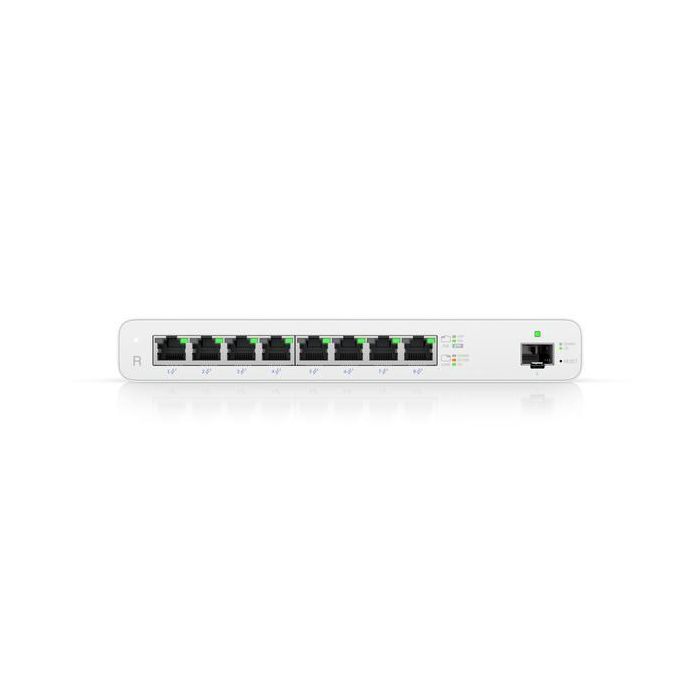 Ubiquiti UISP Router PoE Gigabit Fanless con 8 Puertos RJ45 10/100/1000 y 1 Puerto SFP, 110W para WISP MicroPoP 5 Ubiquiti UISP Router PoE Gigabit Fanless con 8 Puertos RJ45 10/100/1000 y 1 Puerto SFP, 110W para WISP MicroPoP 5