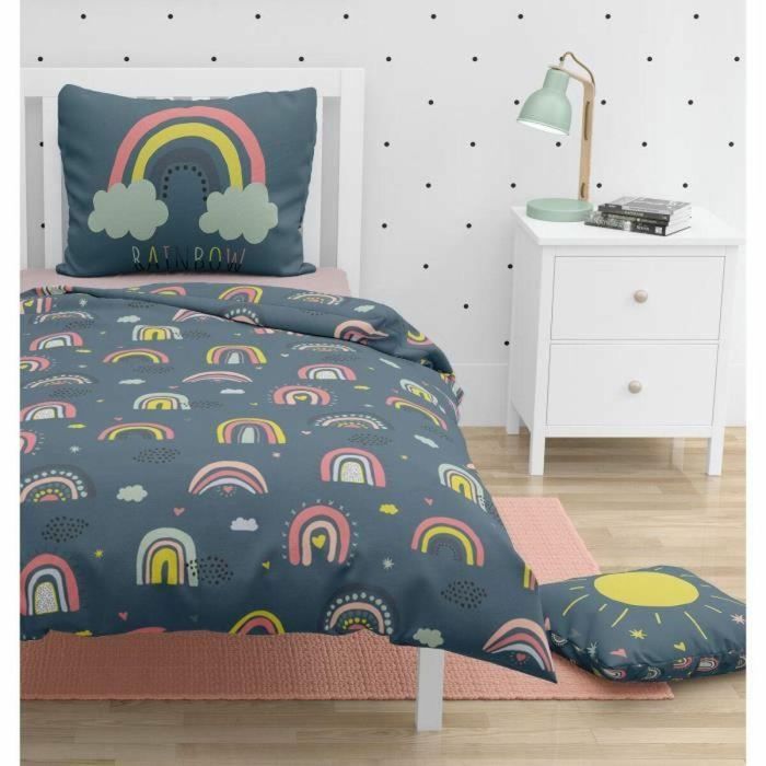 Roupillon ROU3701393706568 Juego de funda nórdica Rainbow 100% Algodón 140x200 cm 2 piezas Noche 2 Roupillon ROU3701393706568 Juego de funda nórdica Rainbow 100% Algodón 140x200 cm 2 piezas Noche 2