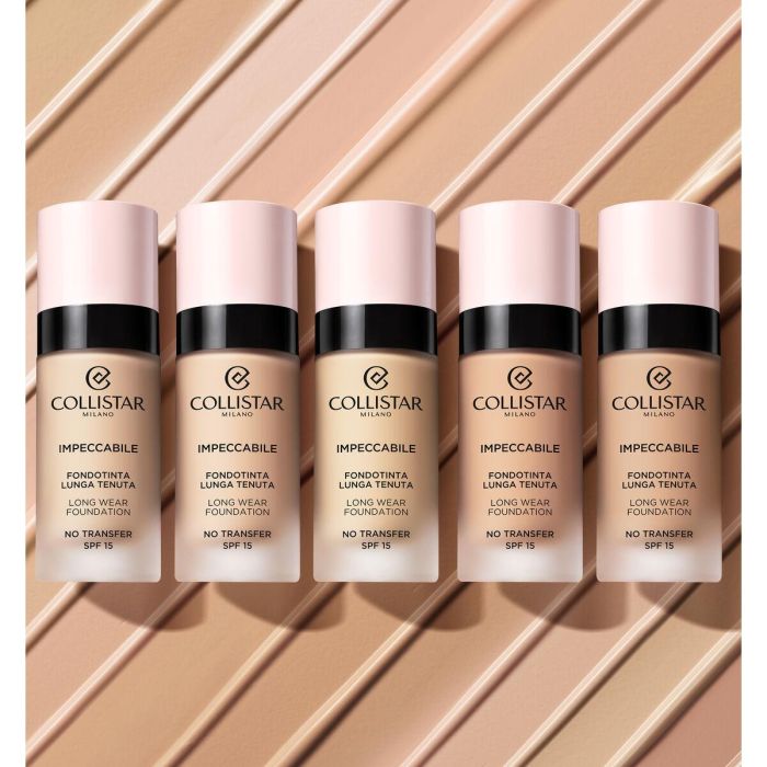 Collistar Impeccabile #4G Base de Maquillaje Larga Duración SPF 15 Hidratante Acabado Mate Natural 30ml 1