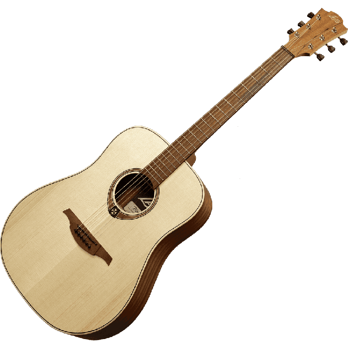 LAG Guitarra Acústica Folk Dreadnought Tramontane 70 - Natural Lag Satinado Tapa Abeto Engelmann Macizo 3