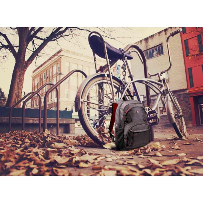 Port Designs Mochila Houston para Portátil 14-15.6 pulgadas con Compartimento Ergonómico, Bolsillo Tablet 10.1'' y Organizador 10