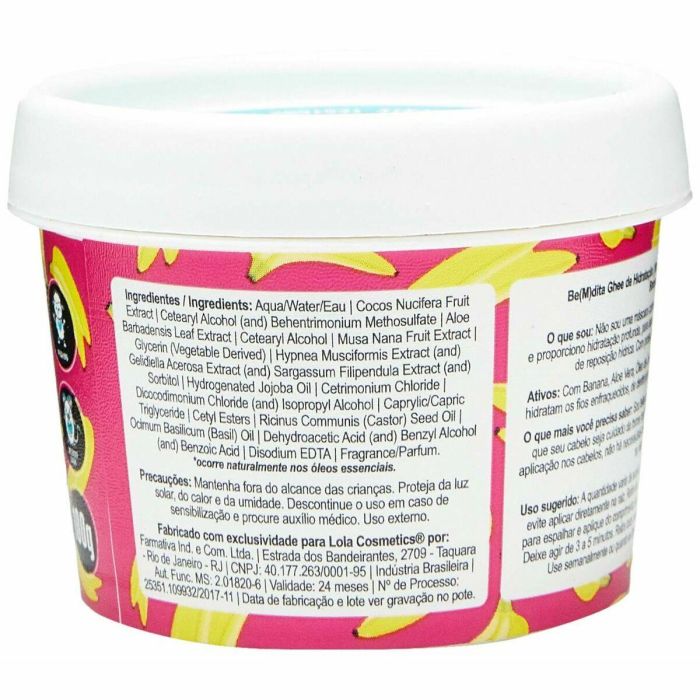Mascarilla Capilar Lola Cosmetics Be(M)Dita Ghee Banana & Aloe Vera 100 g 1 Mascarilla Capilar Lola Cosmetics Be(M)Dita Ghee Banana & Aloe Vera 100 g 1