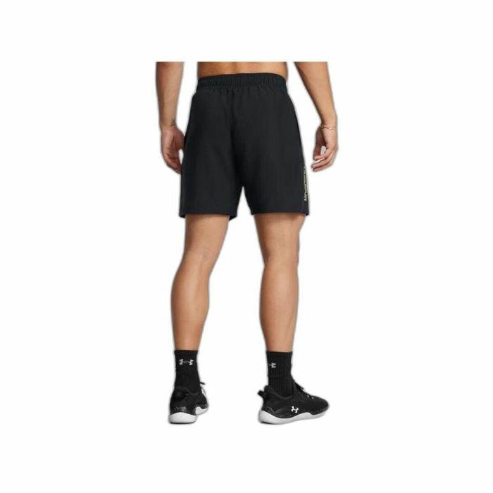 Pantalones Cortos Deportivos para Hombre Under Armour Wordmark Negro 2