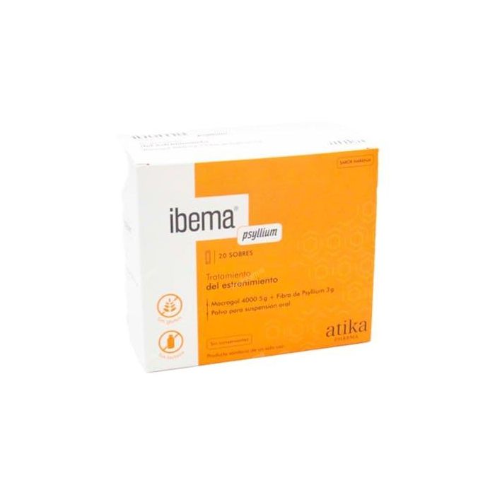 ATIKA Psyllium Polvo Sol Oral 20 Sobres 9 G