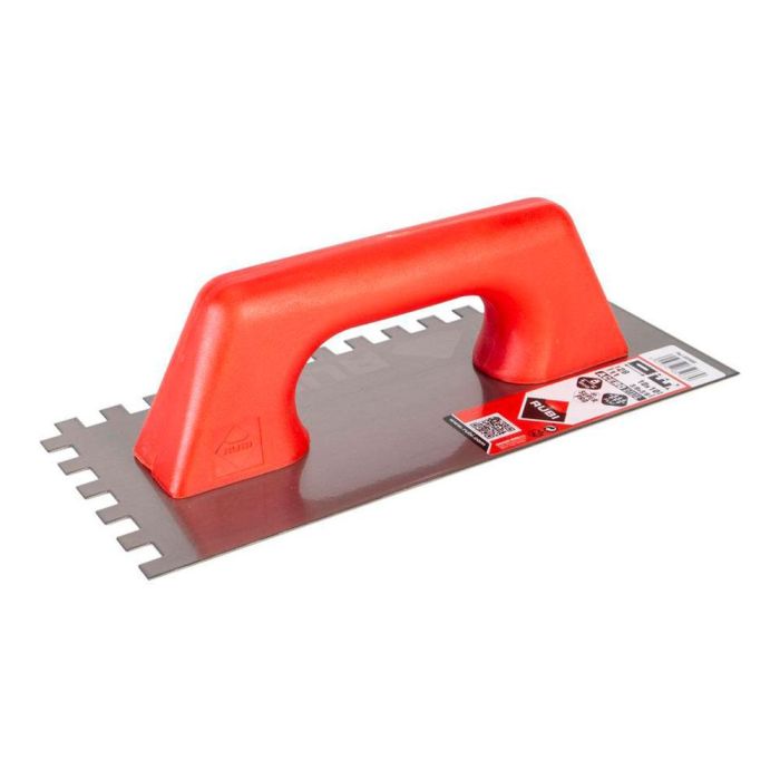 Rubi R65968 Peine de acero 28cm mango plástico cerrado 10x10mm para alicatar cerámica 2
