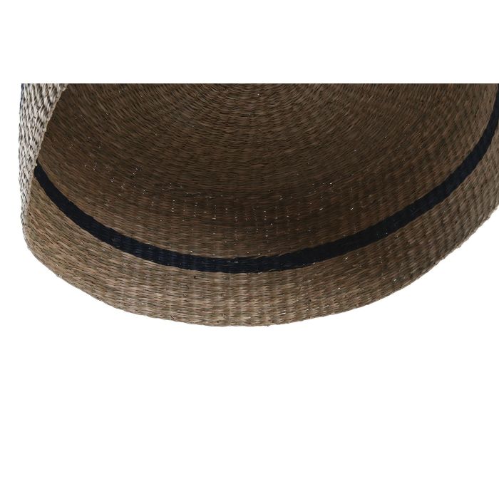 DKD Home Decor Pantalla de Lámpara Boho Seagrass Bicolor Natural y Azul Marino 55x55x22 cm 2 DKD Home Decor Pantalla de Lámpara Boho Seagrass Bicolor Natural y Azul Marino 55x55x22 cm 2