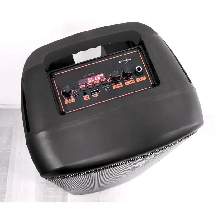 Inovalley Altavoz Karaoke KA25-FIRE Bluetooth V5.0 64 cm 850 W Negro 2