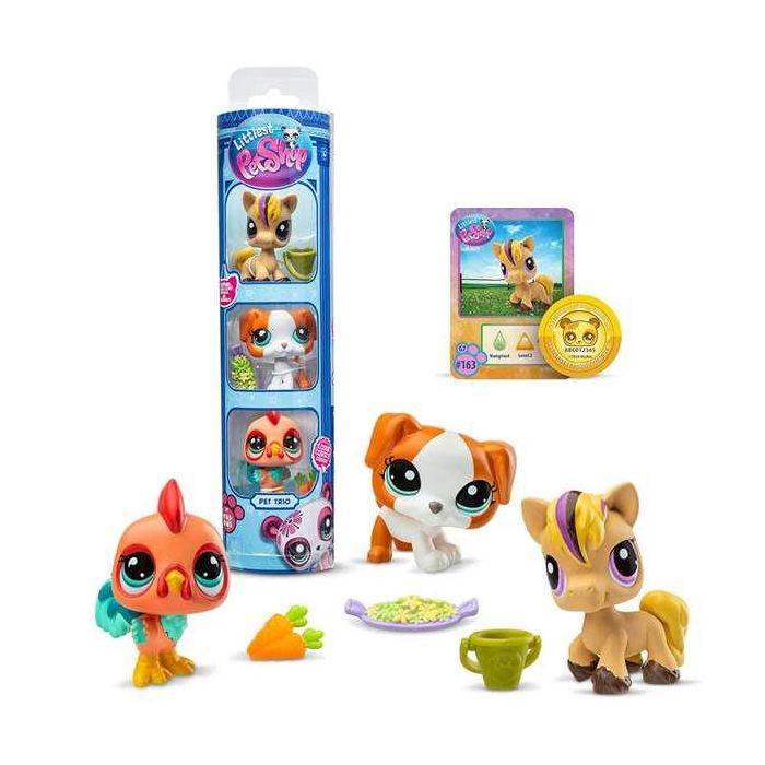 Littlest Pet Shop Pack 3 Figuras Mascotas 6,35x25,4x6,35 cm Modelos Surtidos 18 Littlest Pet Shop Pack 3 Figuras Mascotas 6,35x25,4x6,35 cm Modelos Surtidos 18