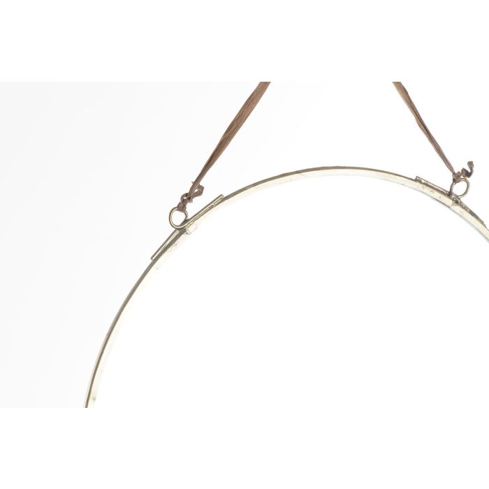 DKD Home Decor Espejo Balines Decoración Yute y Cristal, con Flecos, Tono Natural, Medidas 46 Ancho x 38 Alto x 1 Fondo cm (4 Unidades) 1 DKD Home Decor Espejo Balines Decoración Yute y Cristal, con Flecos, Tono Natural, Medidas 46 Ancho x 38 Alto x 1 Fondo cm (4 Unidades) 1
