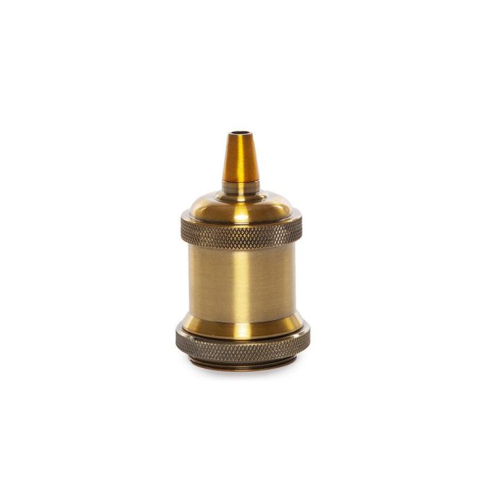 Portalámparas E27 de Cobre Macizo, Acabado Dorado, Estilo Retro Vintage. Base de Cobre Puro para Larga Vida Útil. SKD-L004 3 Portalámparas E27 de Cobre Macizo, Acabado Dorado, Estilo Retro Vintage. Base de Cobre Puro para Larga Vida Útil. SKD-L004 3