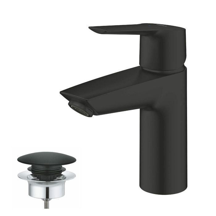 GROHE 235512432 Mezclador Monomando Lavabo Start Negro Mate Talla S Caño Estándar Ahorro Agua 5 GROHE 235512432 Mezclador Monomando Lavabo Start Negro Mate Talla S Caño Estándar Ahorro Agua 5