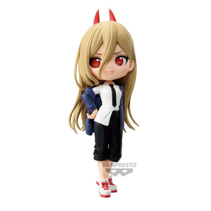 BANPRESTO Figura Power Chainsaw Man Q posket 14cm Coleccionable +15 años