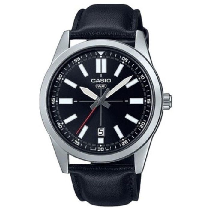 Reloj Hombre Casio CASUAL DATE - LEATHER, BLACK (Ø 41 mm)