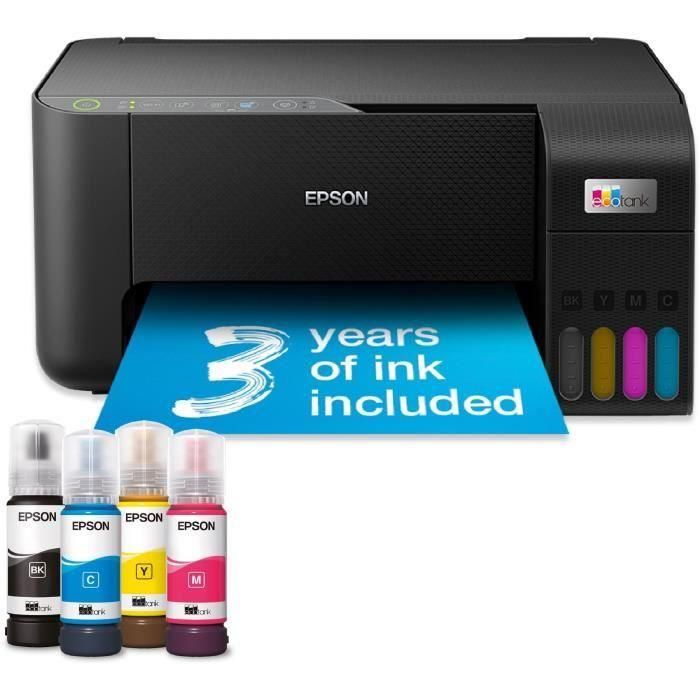 Impresora multifunción - Epson - EcoTank ET-2862 - Wi-Fi - Tanques de tinta - Hasta 3 años de tinta incluidos