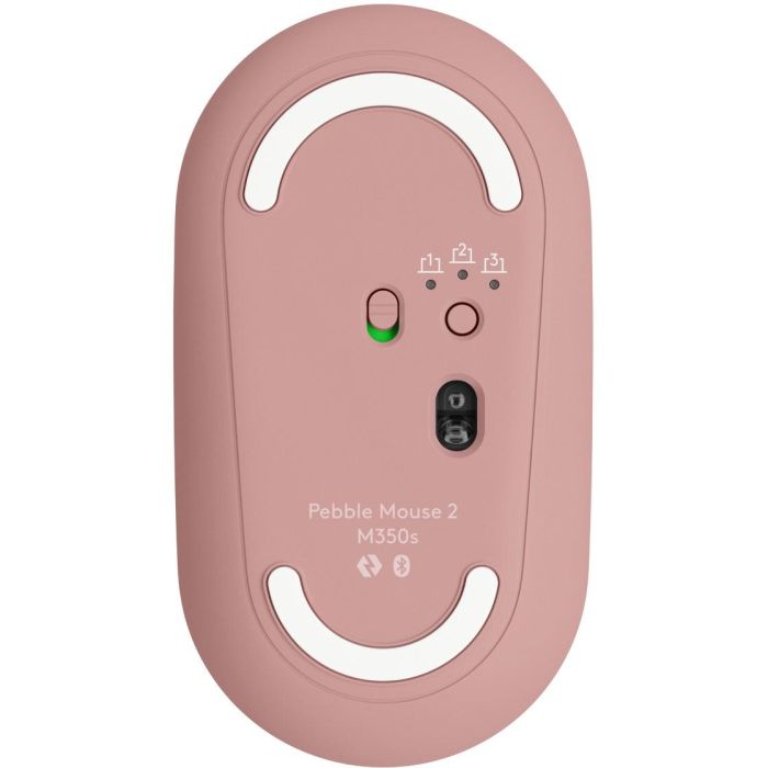Logitech 910-007014 Ratón Inalámbrico Pebble Mouse 2 M350s Rosa 7