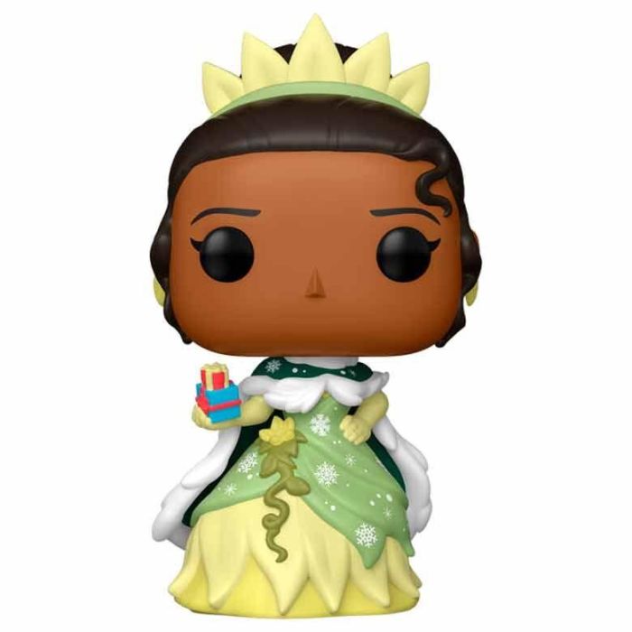 FUNKO Figura POP Disney: Tiana y el Sapo - Tiana, figura de vinilo