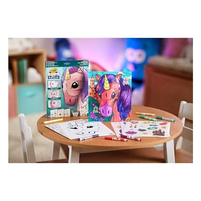 Juego de dibujo en 3D - CRAYOLA - POPS 3D - Místico 2 Juego de dibujo en 3D - CRAYOLA - POPS 3D - Místico 2