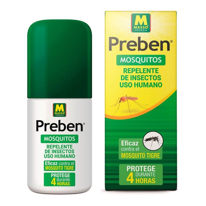 Repelente antimosquitos en spray 100 ml preben masso