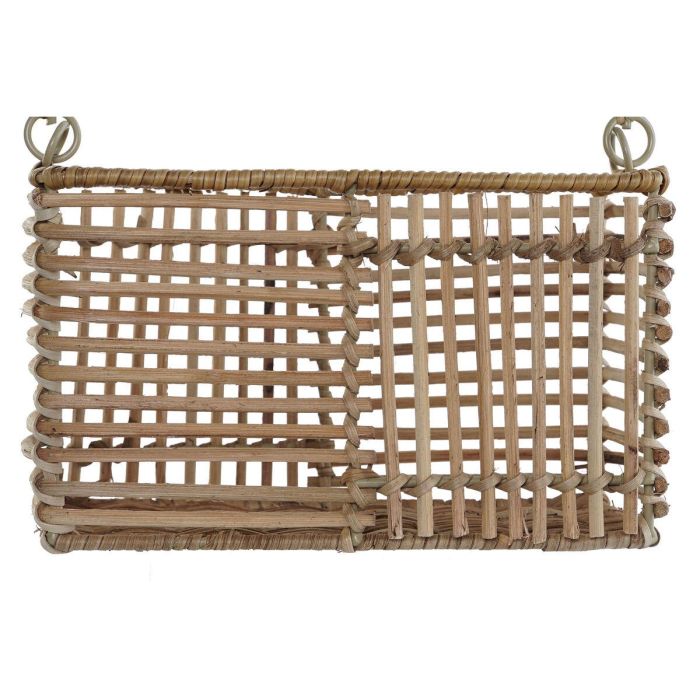 Cubertero Tropical DKD Home Decor Marron 10 x 12 x 20 cm 2