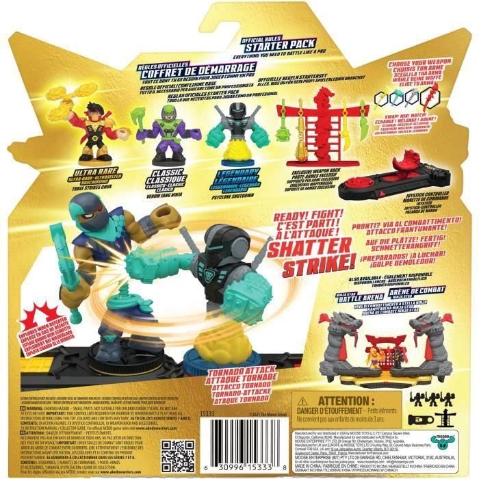 Starter Pack Ninja Fury - MOOSE TOYS - AKEDO - Set de inicio con figura y accesorios 1 Starter Pack Ninja Fury - MOOSE TOYS - AKEDO - Set de inicio con figura y accesorios 1