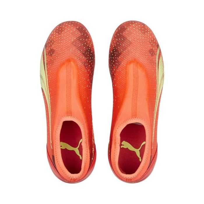 Botas de Fútbol para Niños Puma Ultra Match LL MG Naranja 37,5 3