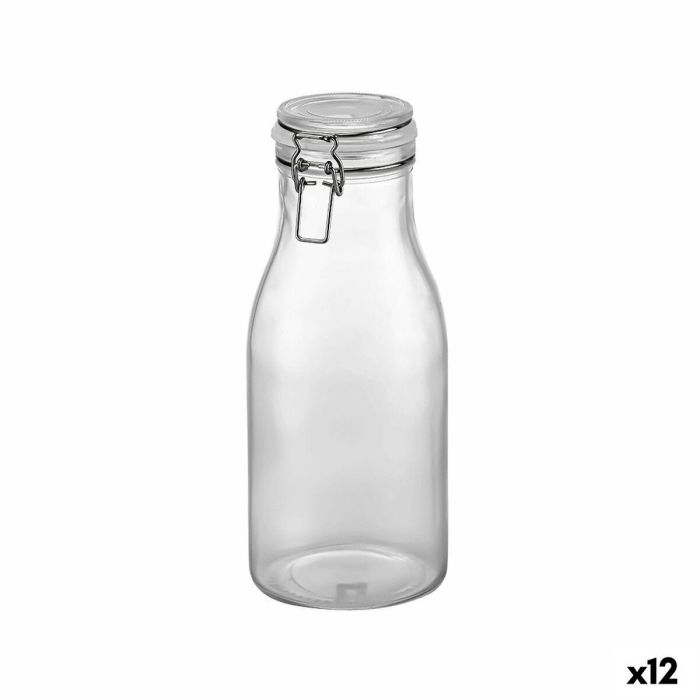 Botella de Cristal La Mediterránea Vidrio 1 L (12 Unidades) Botella de Cristal La Mediterránea Vidrio 1 L (12 Unidades)